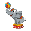 Circus Elephant
