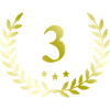 3 Number wreath