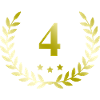 4 Number wreath