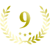 9 Zahl Kranz