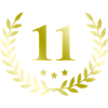 11 Number wreath