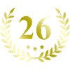 26 Number wreath