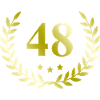 48 Zahl Kranz