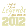Les légendes naissent en 2012