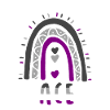 Ace Pride Boho Arc-en-ciel