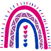 LGBT Pride Monat Bisexual Rainbow