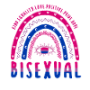 Boho Rainbow LGBT disant bisexuel