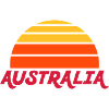Australia (divided half sun)