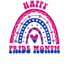 Happy Pride Month Bisexual Rainbow