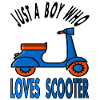 Rollerfahrer Rollerfahren Roller Scooter Geschenk