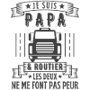 Papa routier camion