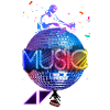 Music DJ, music, disco, leds.