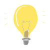 yellow lamp light symbol