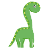 green dinosaur symbol animal