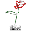 Simple is beautiful. Red rose.