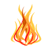 fire symbol heat warm