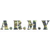 Army dot Design in Camouflage