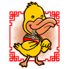 Duck Eating Ramen