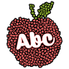 Apple Made from the Alphabet
