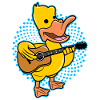 Duck Playing Guitar
