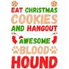Biscuits Bloodhound de Noël