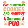 Weihnachten Mops Kekse