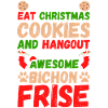 Christmas Bichon Frise Cookies