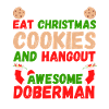 Biscuits Doberman de Noël