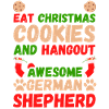 Christmas German Shepherd Cookies