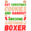 Christmas German Boxer Cookies