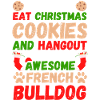 Christmas French Bulldog Cookies