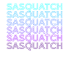 Sasquatch Bigfoot Retro