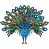 Beautiful peacock zookeeper. Poison