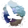 eagle,painting,grey,flies,bird,mountains,landscape