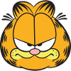 Garfield Face Costume