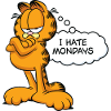 Garfield I Hate Mondays