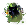 panther,cheetah,leopard,black,green,jungle