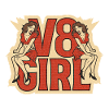V8 Girl Retro Pinup