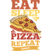 Manger Sleep Pizza Répéter
