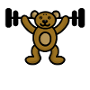 Gewichtheben Bär Krafttraining - Bärenstark