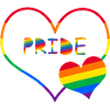 Love Heart LGBT arc-en-ciel Pride