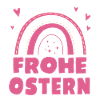 Oster Regenbogen Frohe Ostern