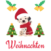 Christmas Sweet Dalmatian Lover Kawaii