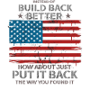 Instead Of Build Back