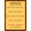 NOTICE