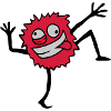 Dancing Hairy Monster