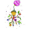 Mystical leprechaun flower love SVENPAINT