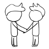 gay couple couple love symbol