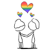 couple lgbt gay amour Saint-Valentin