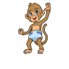 Bébé Singe Kawaii
